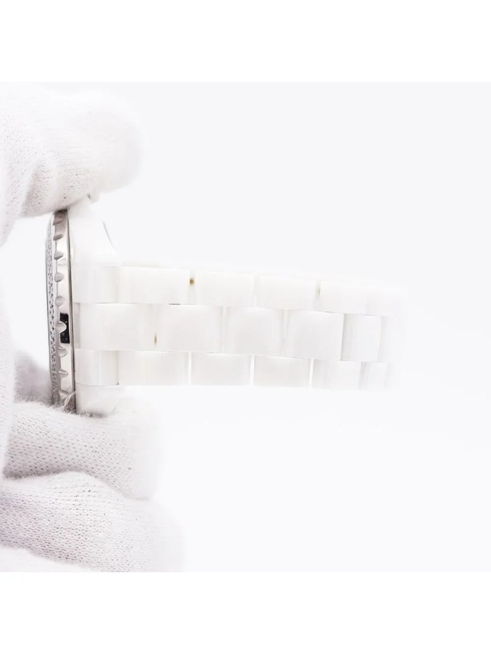Chanel Diamond Bezel White Dial Watch